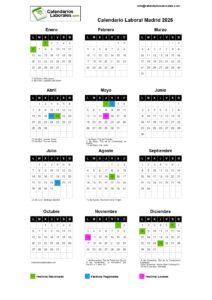 calendario laboral 2025